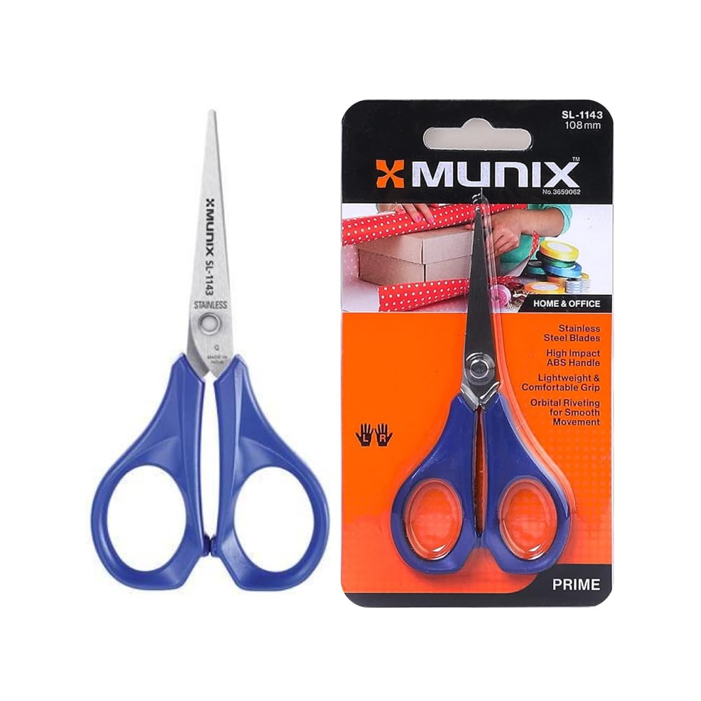 Munix SL-1143 कैंची, बहुरंगा : Amazon.in